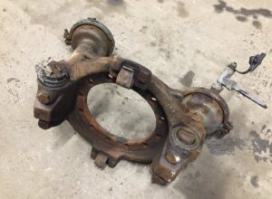Jobb első tengely dobfék tartó, volvo – 6791607
