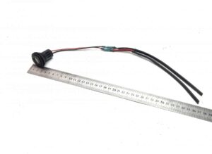 Elektromos kábel és csatlakozó autós csatlakozóval, 35 cm vezetékkel
