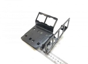 Cadru conector cabină scania 2135800 – tartó, fekete műanyag