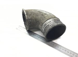 Intercooler cső scania 1734251, 90°-os könyök, alumínium, hossz: 15 cm
