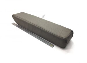 Scania ágy párna, szürke, téglalap alakú, levehető textil huzattal