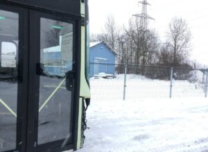 Első dupla oldalsó ajtó volvo buszhoz