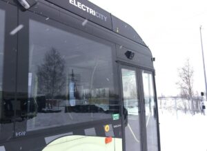 Oldalsó buszablak, jobb, volvo, 1. Emelet
