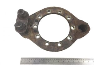 Bal oldali féktárcsa tartó scania hajtótengelyhez, cikkszám 1363818/2715064