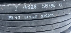 Sailun gumiabroncs 295/80 r22. 5, gyártva: 2022. 09. 09