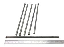 Fém motorrudak, 6 db-os készlet, 32 cm hosszú