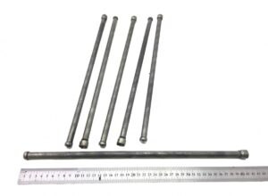 Fém motorrudak, 6 db-os készlet, 32 cm hosszú