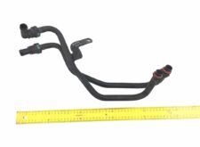 Renault 7482542861 hűtőfolyadék cső – dupla cső, könyökökkel és tömítésekkel, kb. 45 cm hosszú