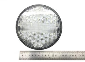 Led hátsó körlámpa scania, 17 cm, átlátszó