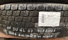 Scania kerék 295/80R22.5 – 225×9, 225×8.25, DOT 4815, Dunlop, 2021.03.30