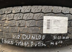 Dunlop kerék 295/80r22. 5, 30. 03. 2023