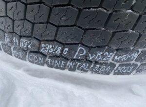 Scania kerék 235/80r22. 5 continental 3. 04. 2023