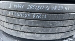 Man kerék 295/80 r22. 5 225×9 225×8. 25 dunlop 9. 10. 23