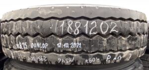 Dunlop kerék 295/80r22. 5 12. 10. 2022