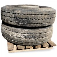 Készlet 2 használt Scania kerék 295/80 R22.5, 225 x 825-16