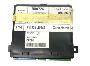 Volvo unitatea de control cecm 900726 v8712ble 6×2 900123 r09 vezérlőegység