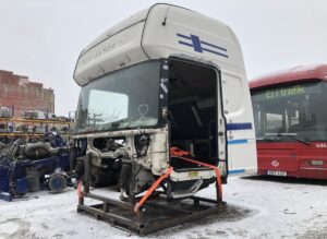 Scania cr19h teherautó kabin komplett javításhoz vagy alkatrésznek