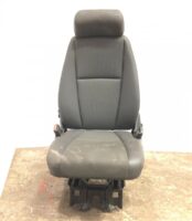 Scaun Pasager Single Scania – Fekete, Textil utasülés