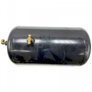 Lég­tartály scania 1357950/1383777/488217-16 – fekete, hengeres, fém csatlakozókkal