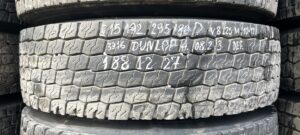 Dunlop solaris kerék 295/80r22. 5 22. 5×8. 25 (3716)