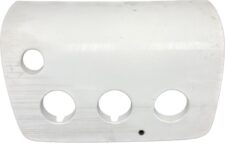 Bal első fényszóró ház Scania – 77700381-11, fehér, négylyukú modell