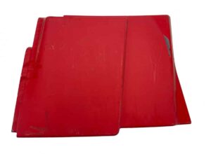 Oldalsó spoiler kabin felső bal iveco piros 504033877