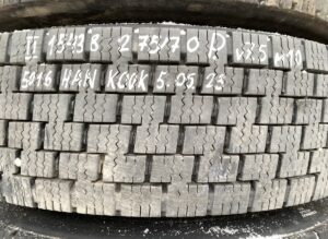 Scania kerék 275/70 r22. 5 v35 k10 5016 han kook 5. 05. 23