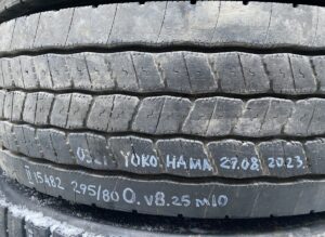 Yokohama kerék 295/80r22. 5 27. 08. 2023