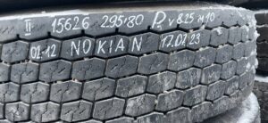 Nokian kerék 295/80r22. 5 8. 25 m10 15626 01. 12 17. 01. 23