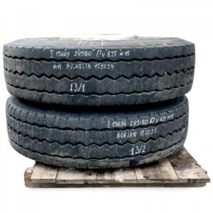 Készlet 2 gumi 295/80 r22. 5 – michelin & nokian