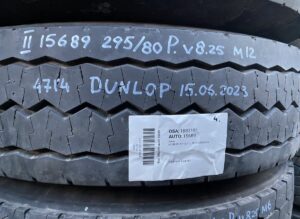 Dunlop kerék 295/80r22. 5 15. 05. 2023