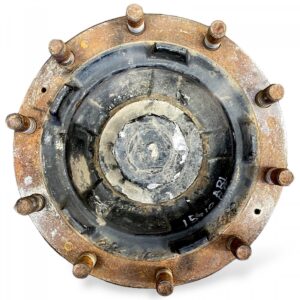 Jobb hátsó dobfékkel másodlagos tengely kerékagy scania (kódok: 1403040, 1414154, 1868674, 1724407, 1382774, 2290532, 2085471, 1864428, 2743252)