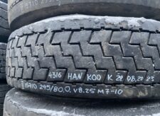 Hankook kerék 295/80 R22.5 V8.25 M7-10 4316 K 29.08.2023