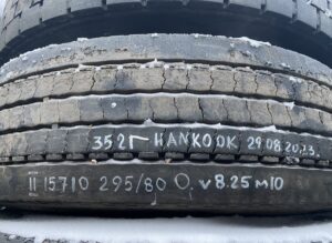 Hankook gumiabroncs 295/80r22. 5 8. 25 m10