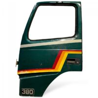 Bal ajtó Volvo FH12 zöld, színes csíkokkal