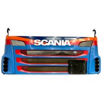 Felső rács Scania-hoz – Kék-narancs színű modell