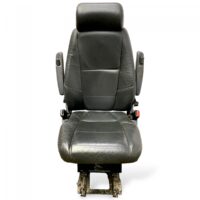Scaun Pasager Single Scania Fekete Bőr