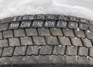 Irisbus kerék 275/70 r22. 5 7,5mm continentă 3317 l3010. 23