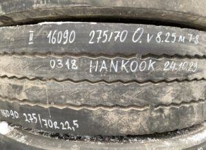 Hankook 275/70r22. 5 16090 0318 gumiabroncs