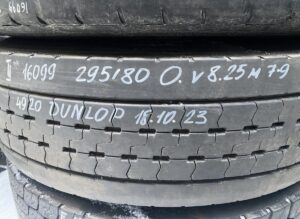 Dunlop kerék 295/80 r22. 5, 18. 10. 23