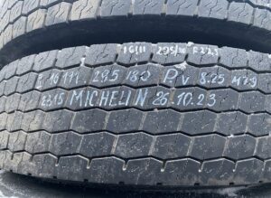 Michelin kerék 295/80 r22. 5 p. V. 8. 25 mt9 26. 10. 23