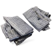 Set függöny Scania teherautóhoz – szürke, geometrikus mintával