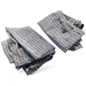 Set függöny scania teherautóhoz – szürke, geometrikus mintával