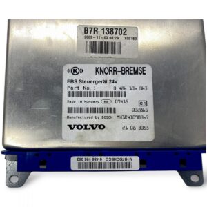 Ebs vezérlőegység knorr-bremse 24v cikkszám 0486106063 volvo