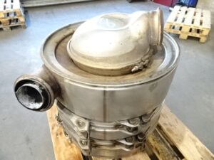 Scania teherautó kipufogódob – masszív ipari modell