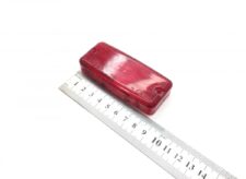 Piros oldalsó jelzőüveg – 12 cm