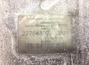 Volvo teherautó motorvezérlő egység 22754802