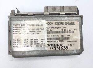 Fls volvo knorr-bremse vezérlőegység 0 504 004 105