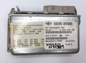 Elf vezérlőegység 24v knorr-bremse 0 504 004 105 volvohoz