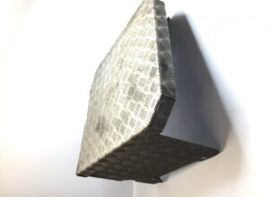 Szövetmintás alumínium scania kipufogódob fedél